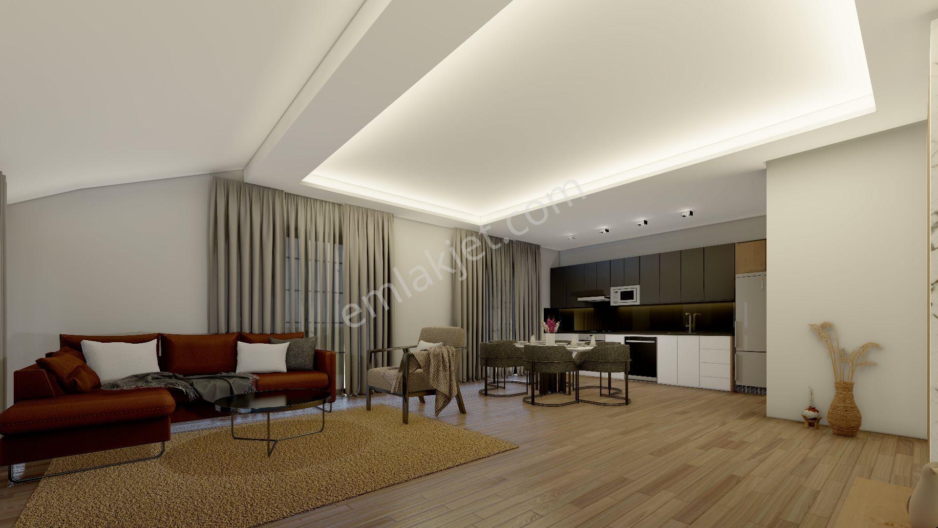 Alanya Merkezde Denize 92 Metre Yakınlıkta Akıllı 5+1 Yeni Daire - Görsel 20