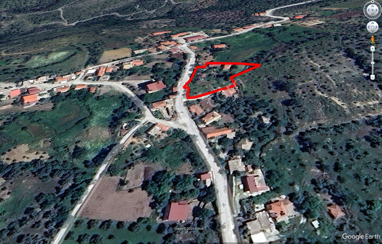 Denize 8.7km Mesafede Milasta Satılık Köy İçi İmarlı Arsa