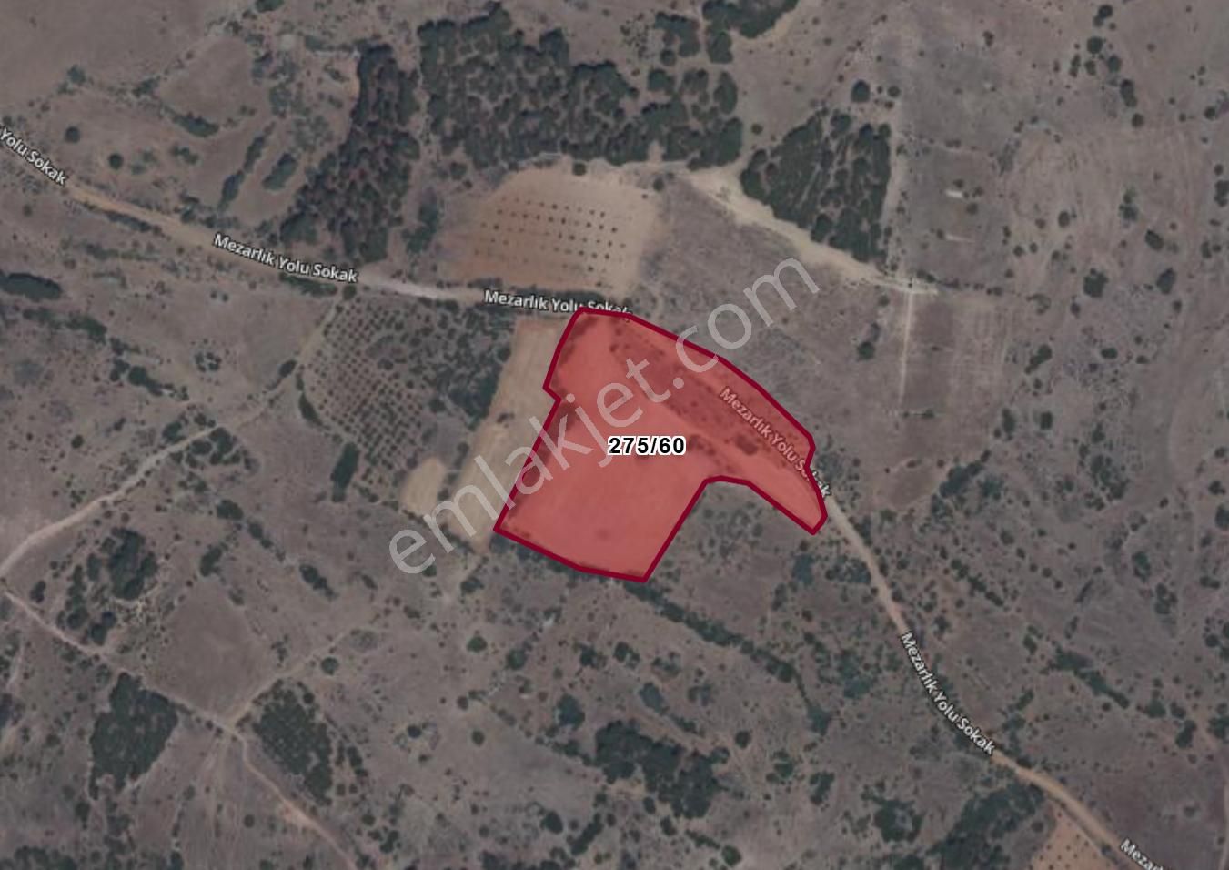 Myra Dan Çal Akkent Mah. De 15.333 M2 Satılık Tarla