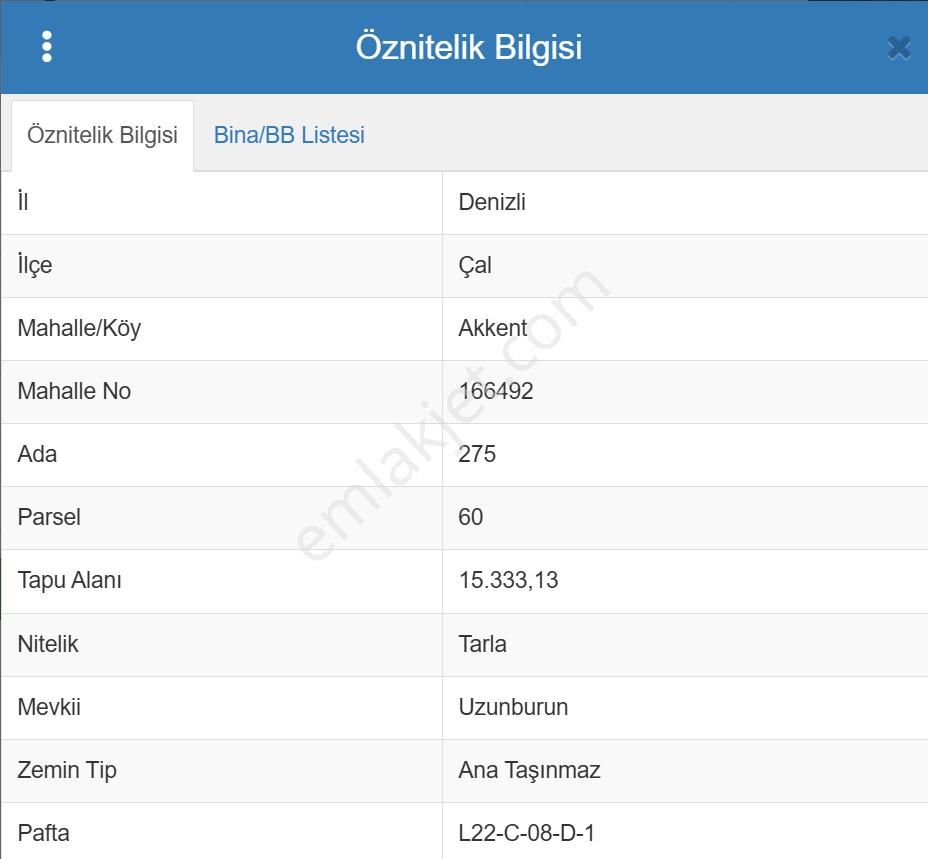 Myra Dan Çal Akkent Mah. De 15.333 M2 Satılık Tarla - Görsel 4
