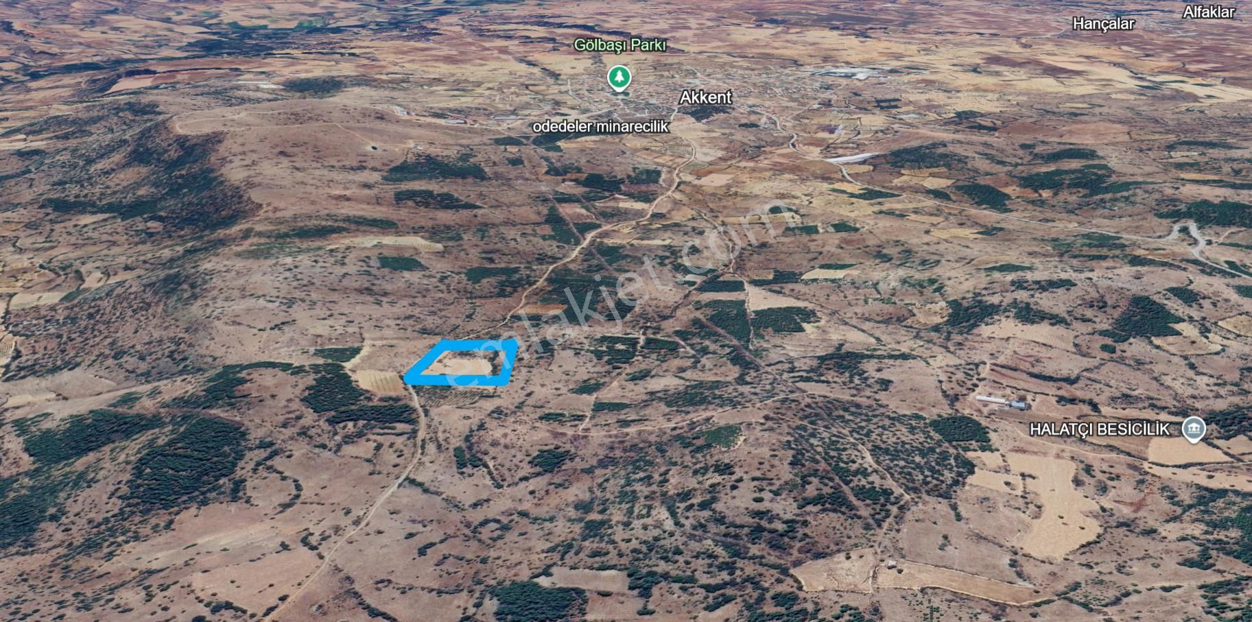 Myra Dan Çal Akkent Mah. De 15.333 M2 Satılık Tarla - Görsel 2