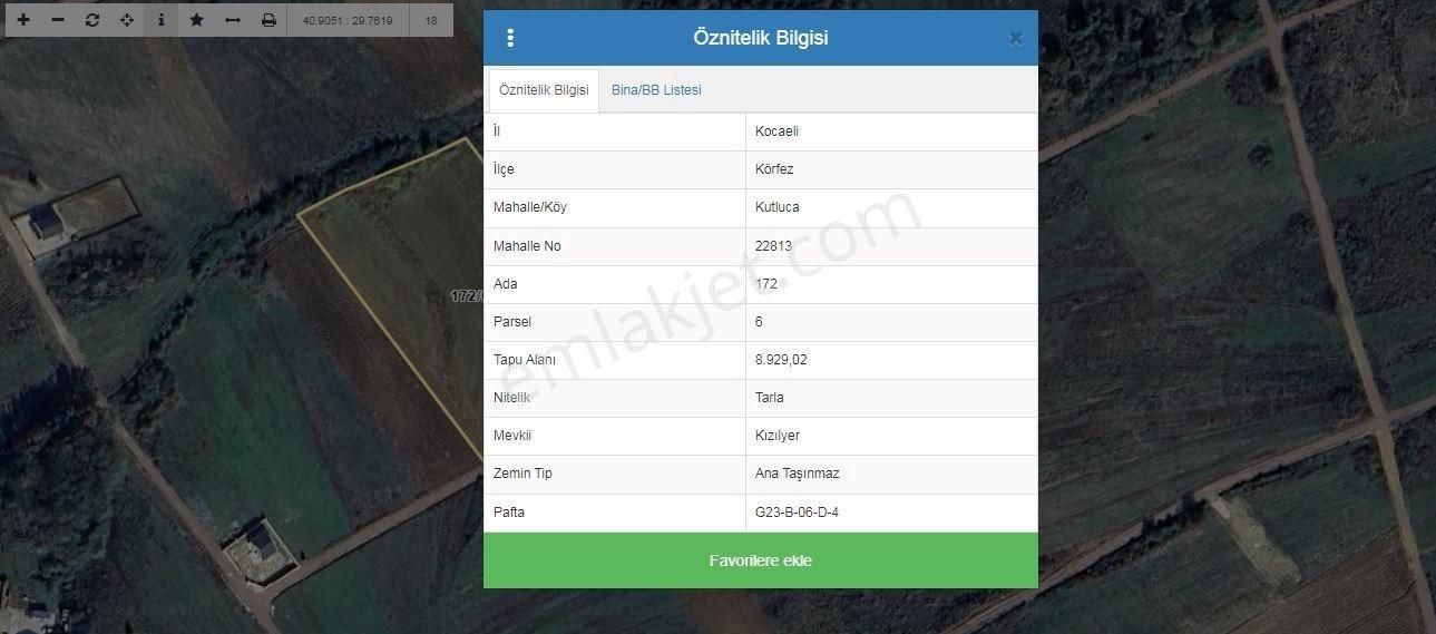 Kutluca Köyü Sevindikli Gişelere Çok Yakın Konumda 8.929 M² Satılık Tarla - Görsel 3