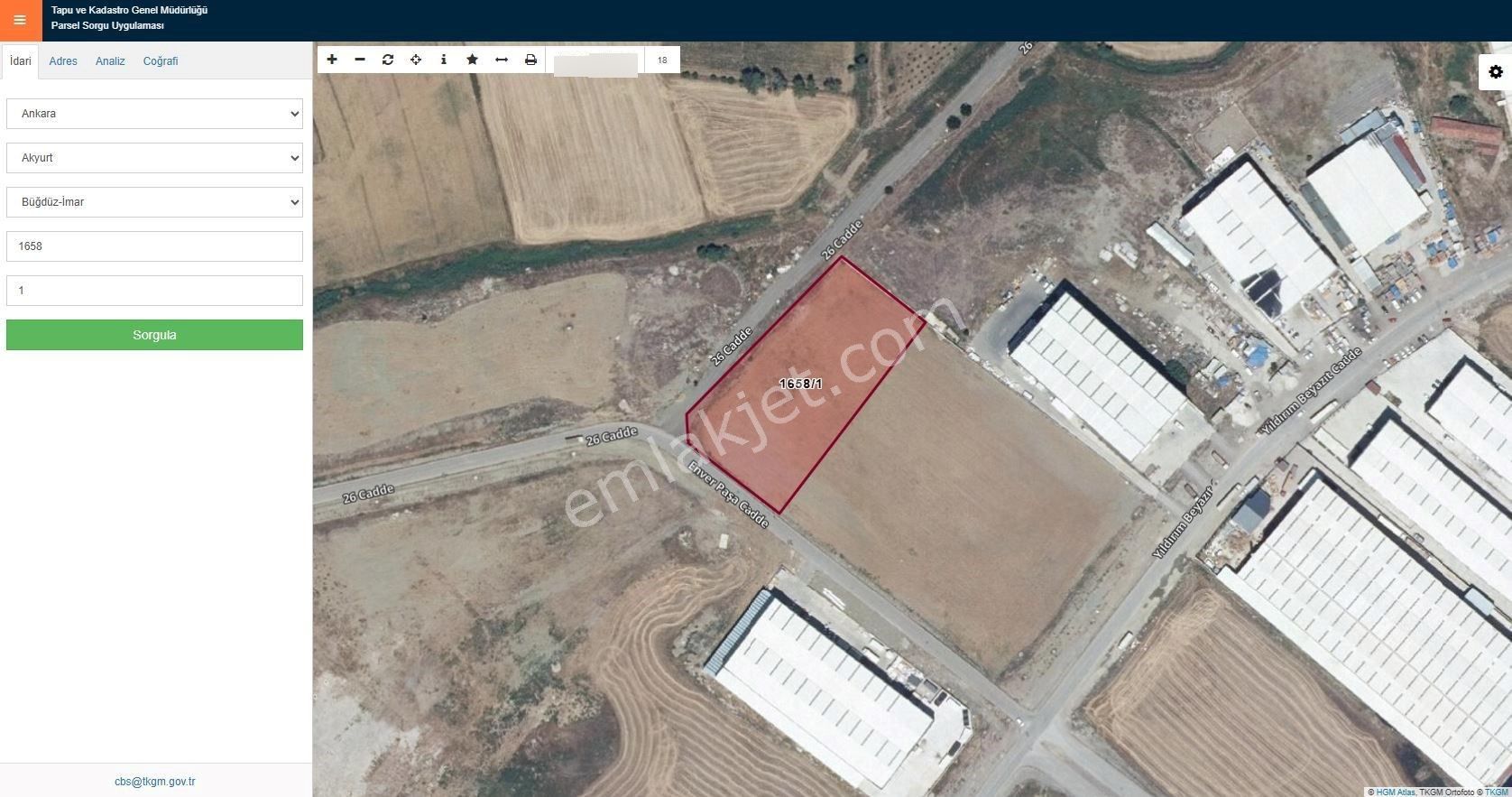 Akyurt'ta 7420 M² Satılık Arsa - Görsel 14