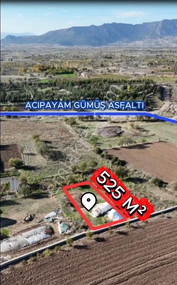 Şahin Emlaktan Denizli Acıpayam Gümüş Mah.imara Sıfır 525 M² Satılık Tarla - Görsel 2