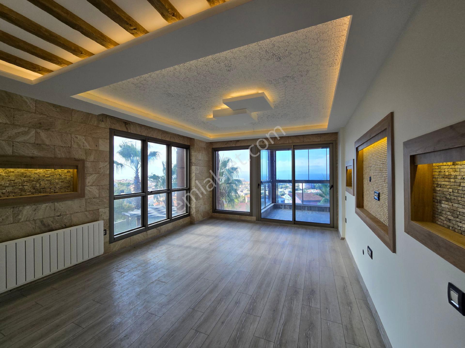 Kuşadasında Açık Kapalı Yüzme Havuz'lu 3+1 140m2 Deniz Manzaralı Lux Daire - Görsel 34