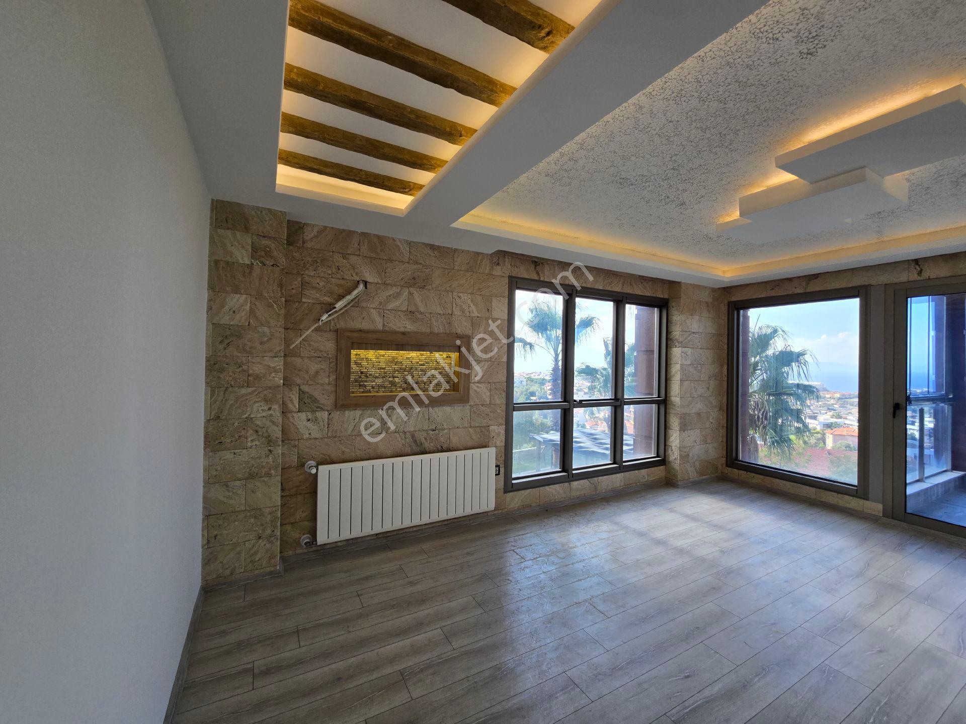 Kuşadasında Açık Kapalı Yüzme Havuz'lu 3+1 140m2 Deniz Manzaralı Lux Daire - Görsel 29