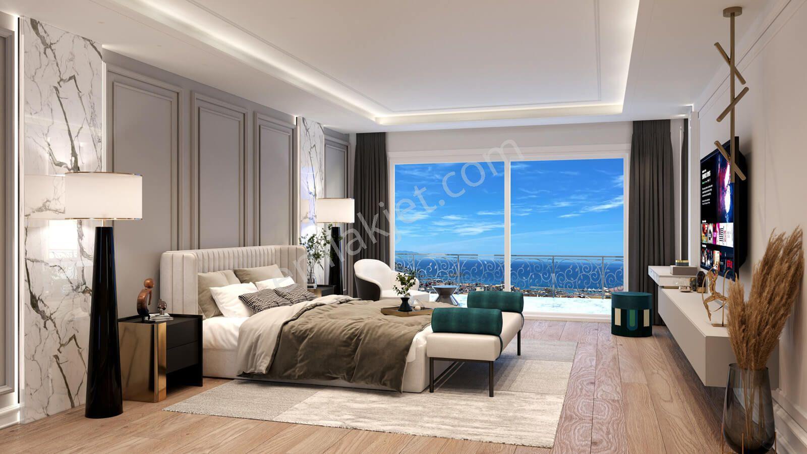 Kuşadasında Ultralux Elit Residansta 3+1 140m2 Deniz Manzaralı Lux - Görsel 8