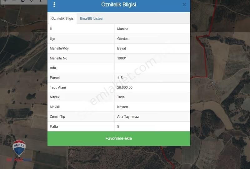 96 Manisa Gördes Bayatta 26.000m2 Satılık Tarla - Görsel 4