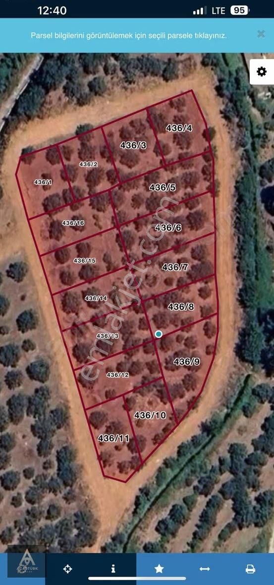 Karacasu Yenice 537 M2 İmarlı Arsa, Konum Harika, Villa'ya Uygun - Görsel 3