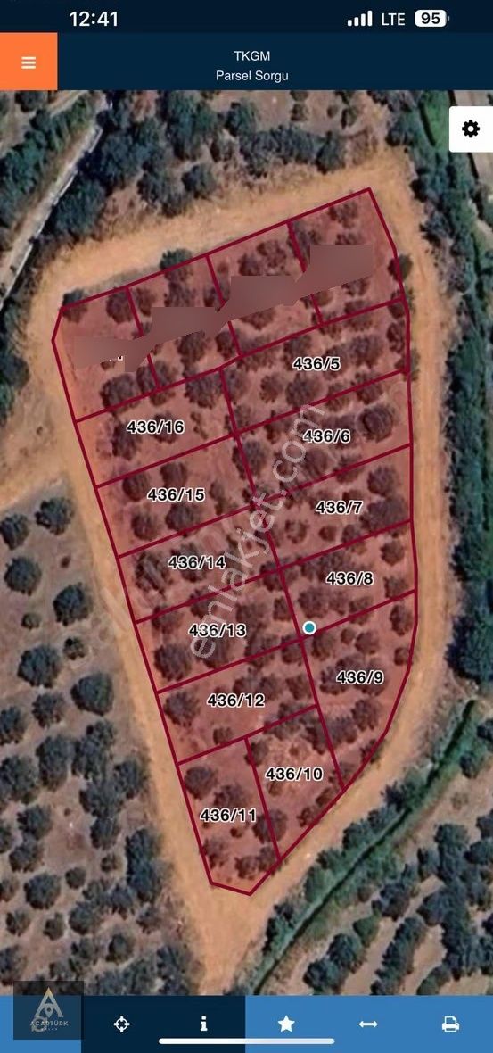Karacasu Yenice 537 M2 İmarlı Arsa, Konum Harika, Villa'ya Uygun - Görsel 9