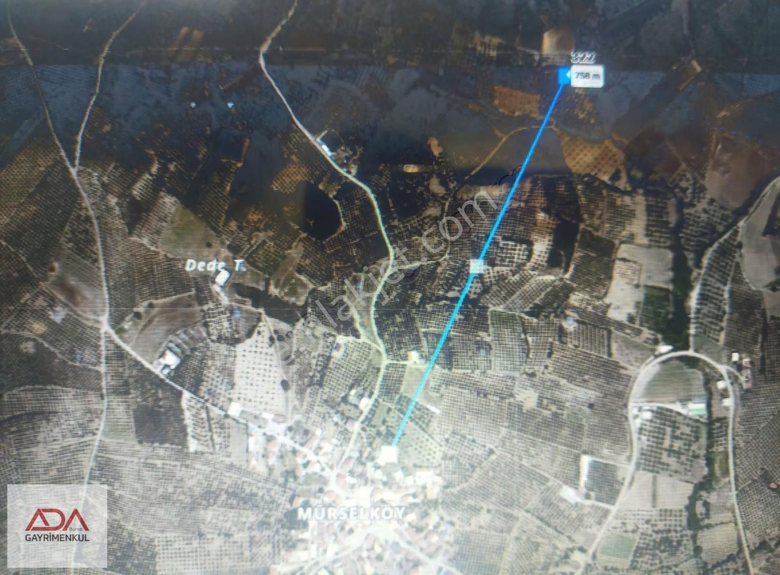 Bursa Ada'dan Mudanya Mürsel Köyde Satılık Müstakil Tapulu Tarla - Görsel 11