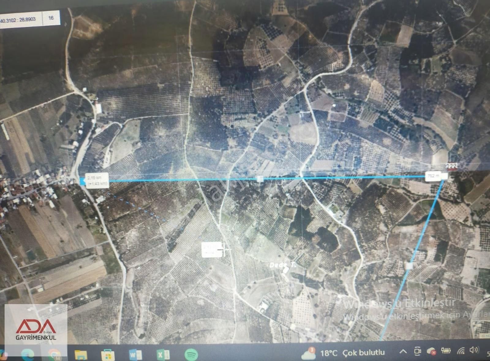 Bursa Ada'dan Mudanya Mürsel Köyde Satılık Müstakil Tapulu Tarla - Görsel 10