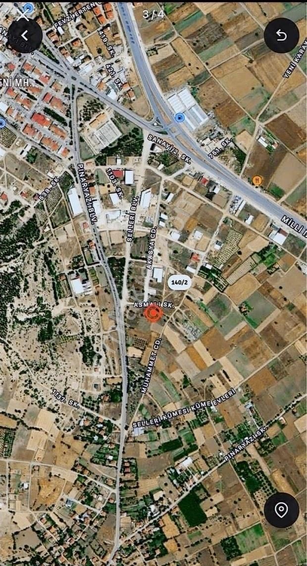 Denizli Acıpayam Pınaryazıda Sanayi Bölğesı Satılık Arsa - Görsel 2