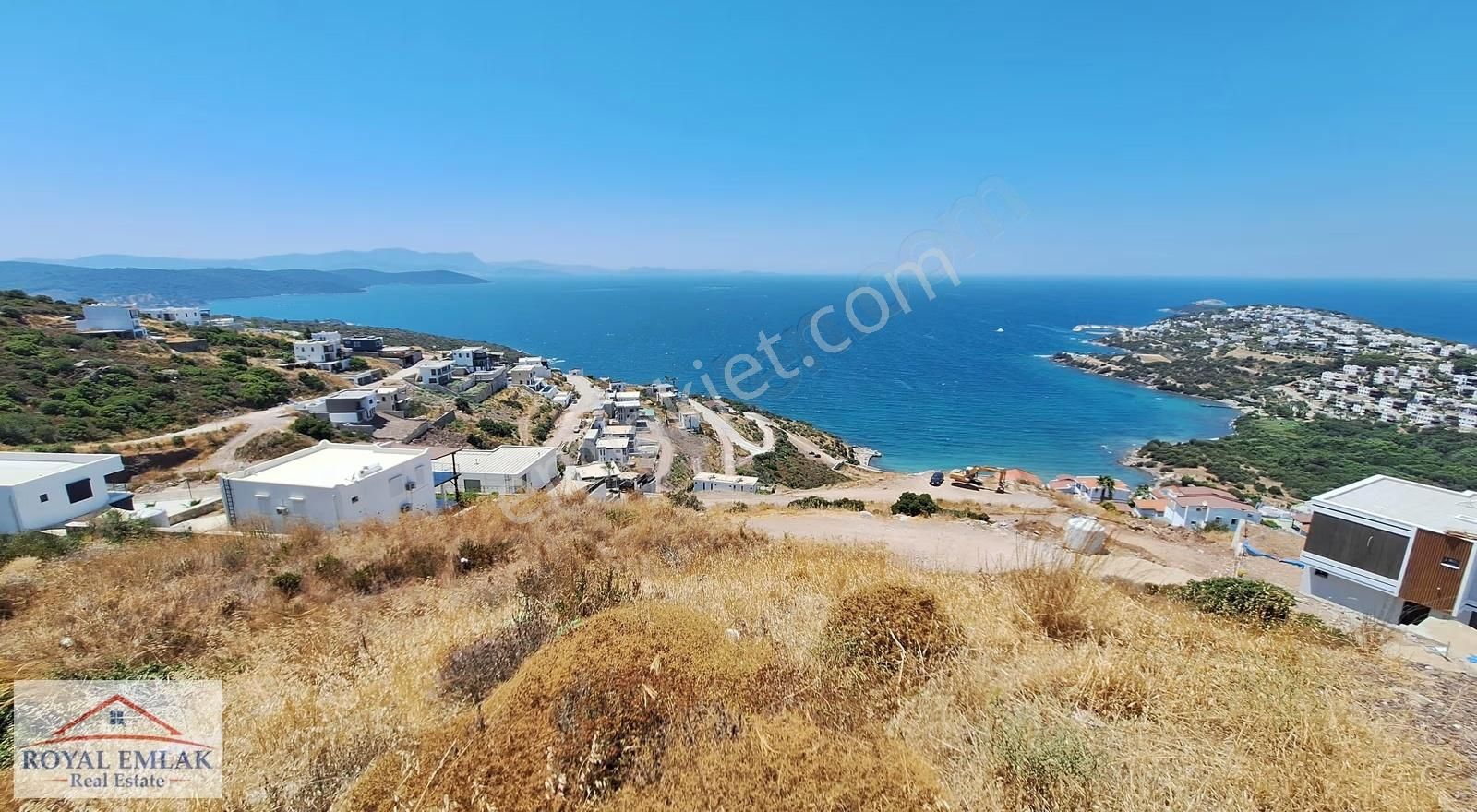 Muğla Boğaziçi Panoramik Deniz Manzaralı Satılık Arsa - Görsel 3