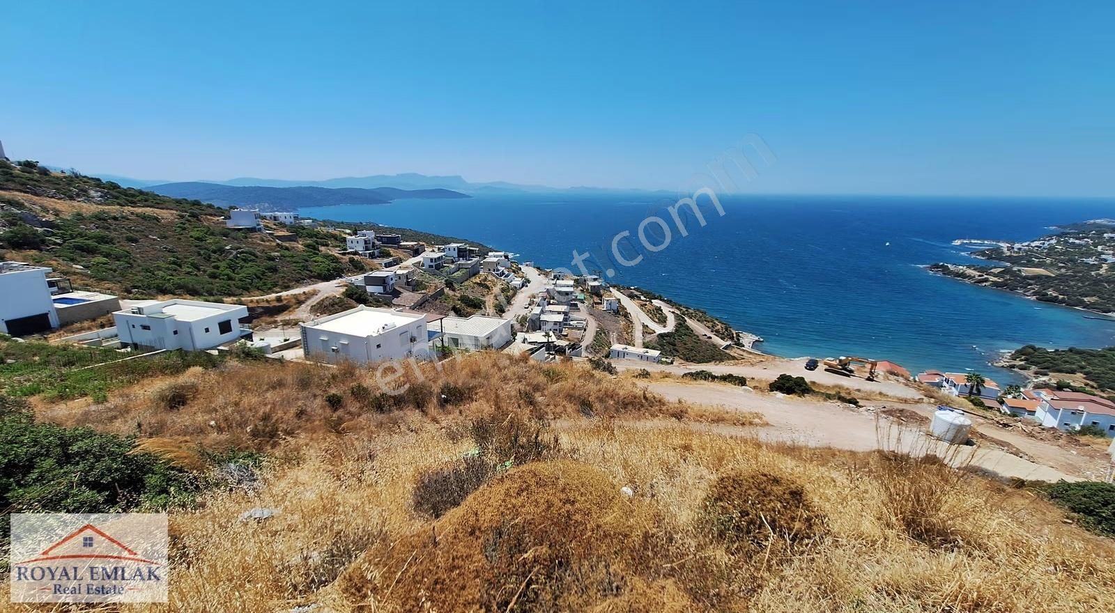 Muğla Boğaziçi Panoramik Deniz Manzaralı Satılık Arsa - Görsel 14