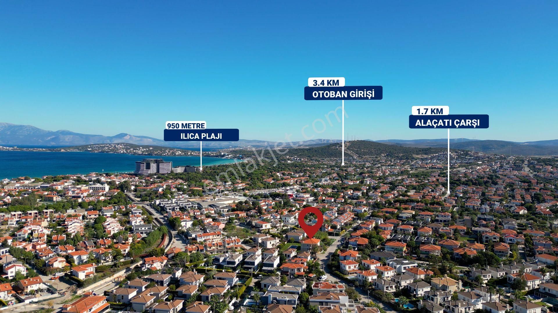 Çeşme Alaçatıda 964m2 Arsada,havuzlu 280m2 5+1 Villa - Görsel 9