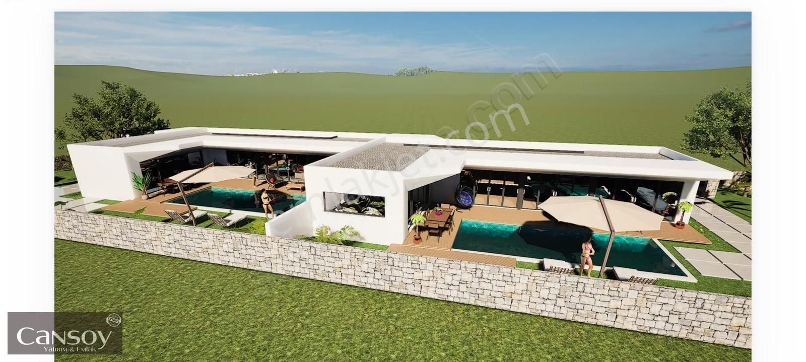 Seydikemer Demirlerde Projelerden Satılık Müstakil Havuzlu Villa