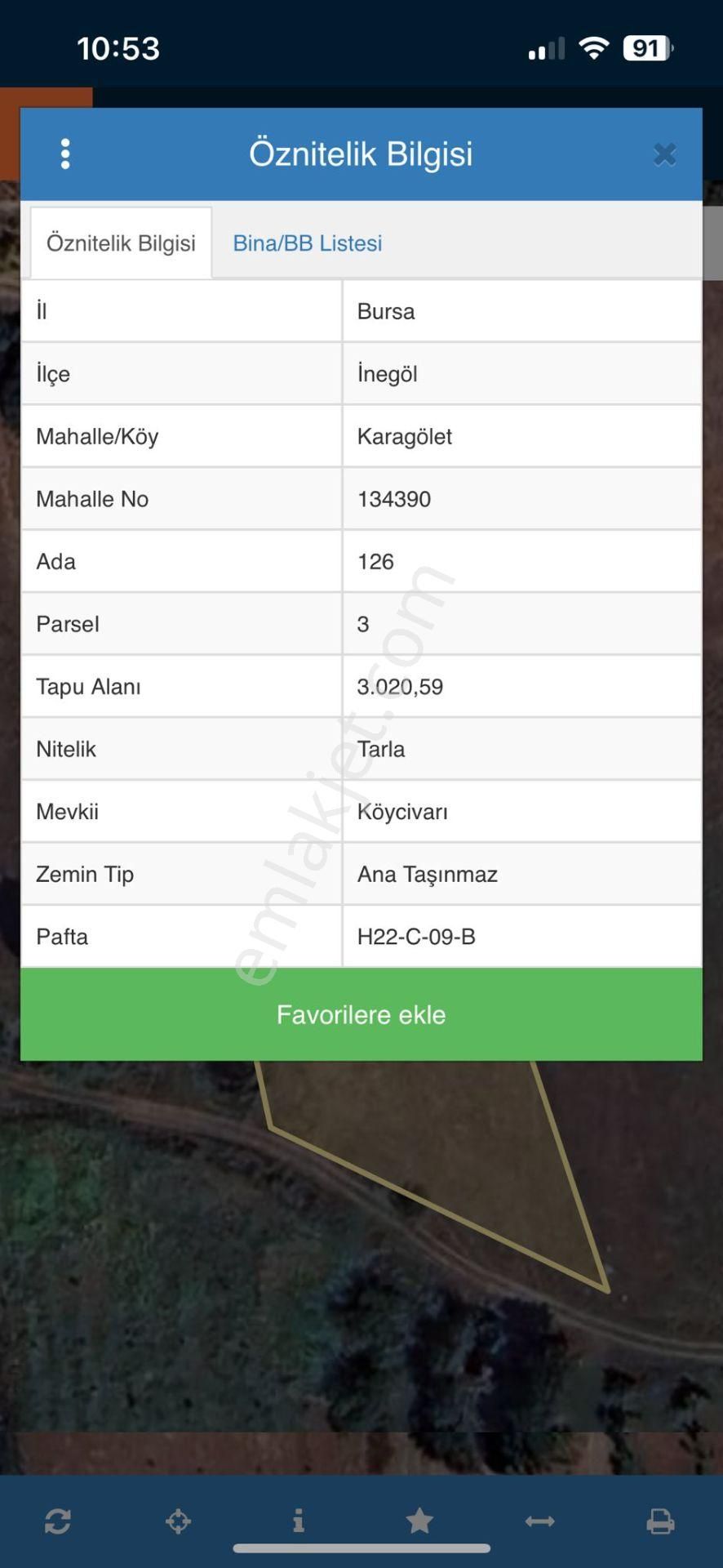 Akbaşlar Emlak Ve Gayrimenkul Güvencesiyle Karagölet Mahallesinde Satılık Tarla - Görsel 2
