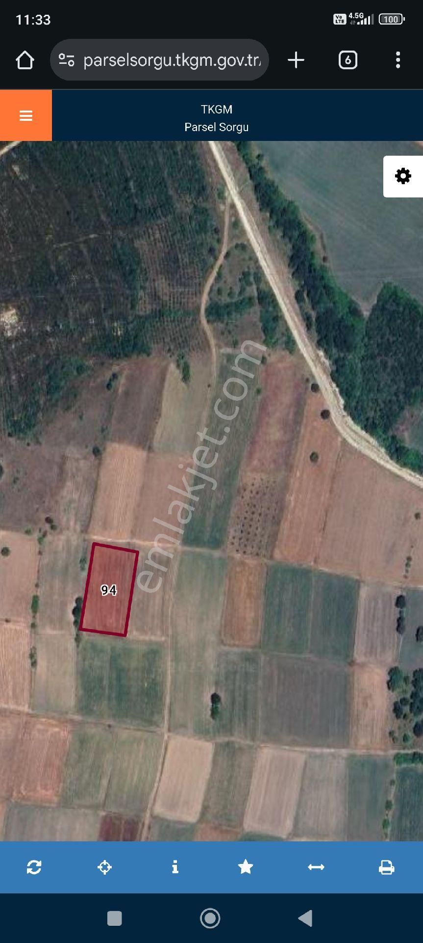 Nilüfer Çatalağıl Satılık 3 Dönüm Tarla - Görsel 3