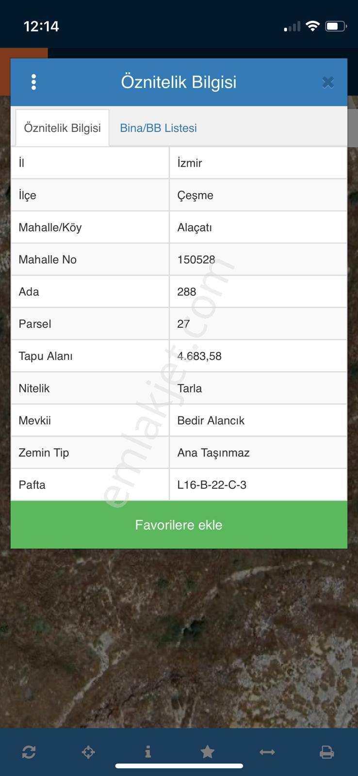 Çeşme Alaçatıda Değer Kazanan Bölgede 4.683 M² Stratejik Tarla - Görsel 6
