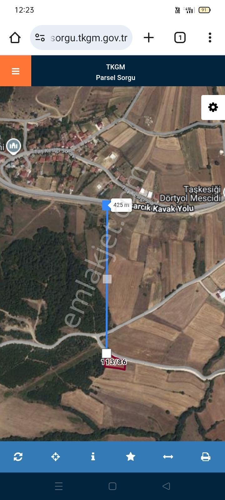 Sahibinden: Kavak-asarcık Karayoluna Yakın, Beton Yola Cepheli Tarla - Görsel 10