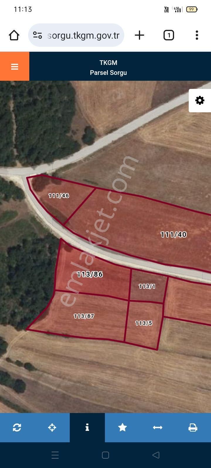 Sahibinden: Kavak-asarcık Karayoluna Yakın, Beton Yola Cepheli Tarla - Görsel 9