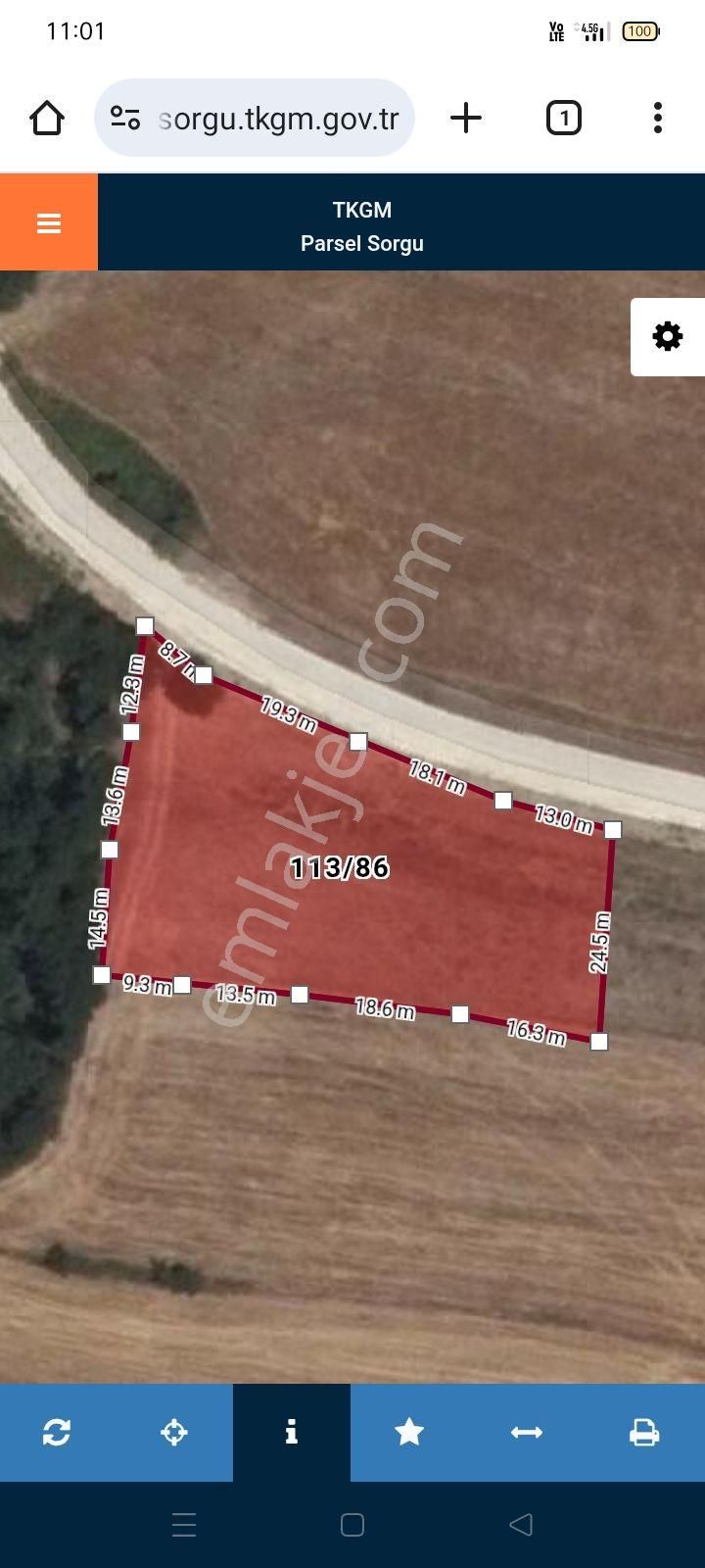 Sahibinden: Kavak-asarcık Karayoluna Yakın, Beton Yola Cepheli Tarla - Görsel 8