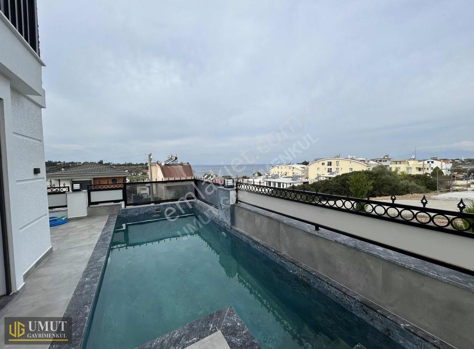 Didimde Deniz Manzaralı Tam Müstakil Havuzlu 3+1 Villa - Görsel 20