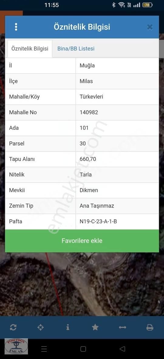 Milas Türkevlerinde Kelepir Arazi - Görsel 8