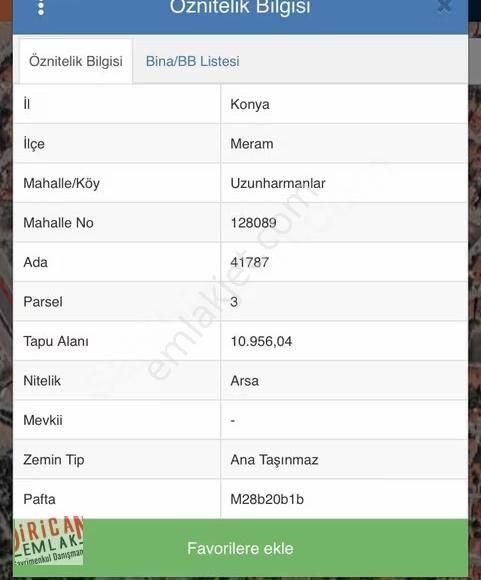 Dirican Dan Uzun Harmanlar Mah .kentsel Dönüşümde 16 M2 Hisse