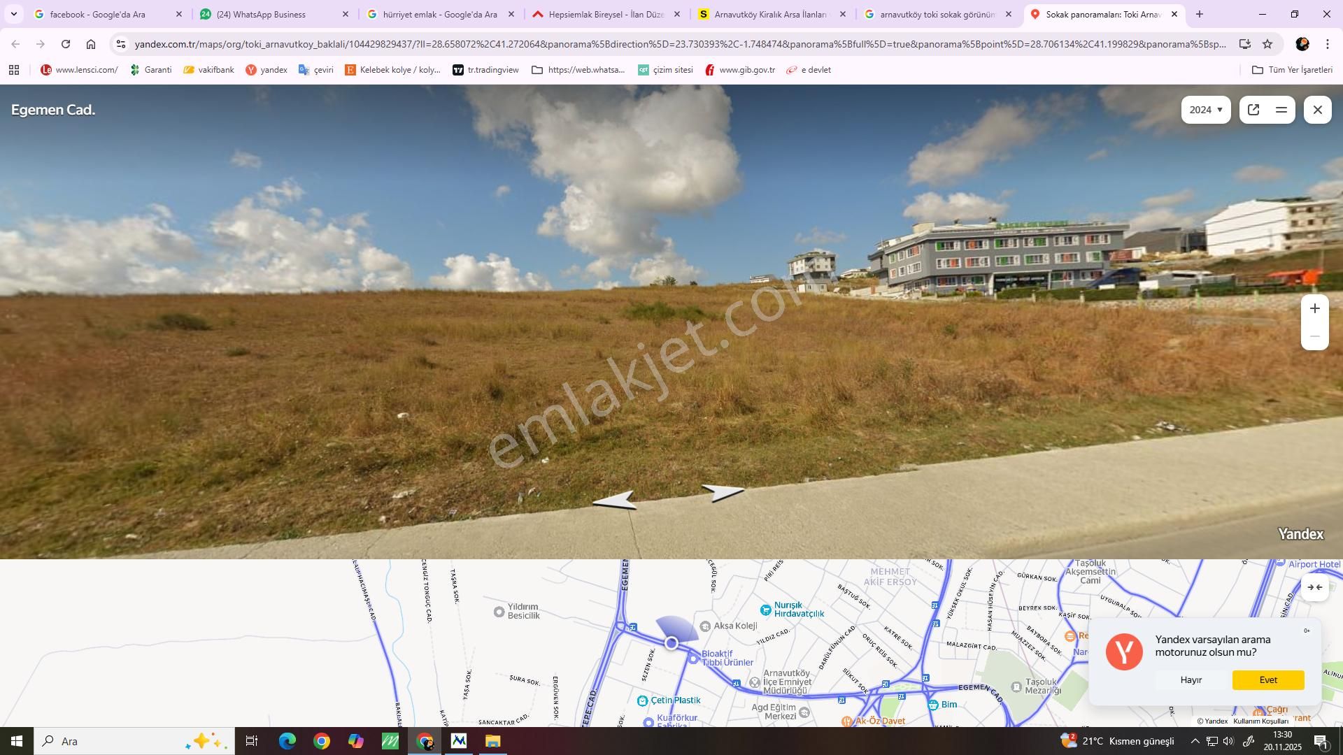 Arnavutköy Taşoluk Ta Güzel Konumda Kiralık Arsa Ticari + Konut İmarlı - Görsel 4