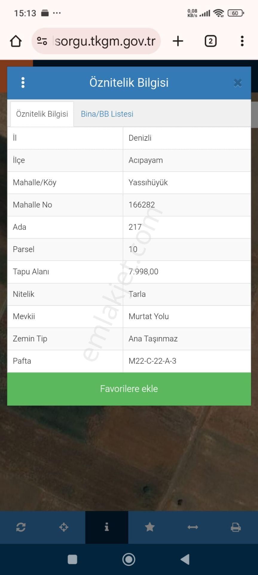 Acıpayam Çağdaş Emlak'tan Yassıhüyük Mhl.'de Satılık Tarla - Görsel 2