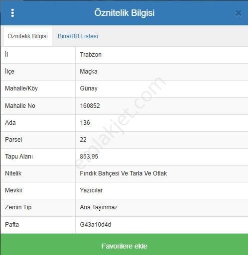 Trabzon Maçka Günay Mahallesinde Satılık Arazi - Görsel 11