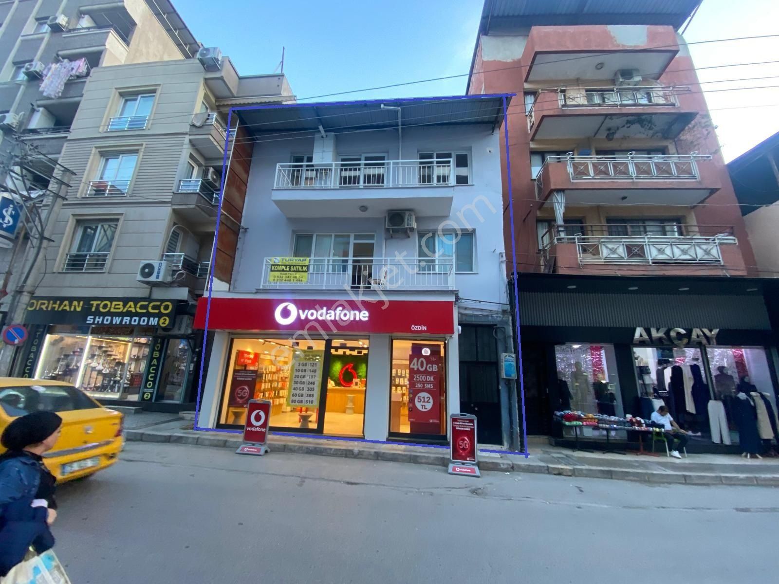 Buca Gediz İş Bankası Yanı Anacadde 3 Katlı Bina Ve Arsası