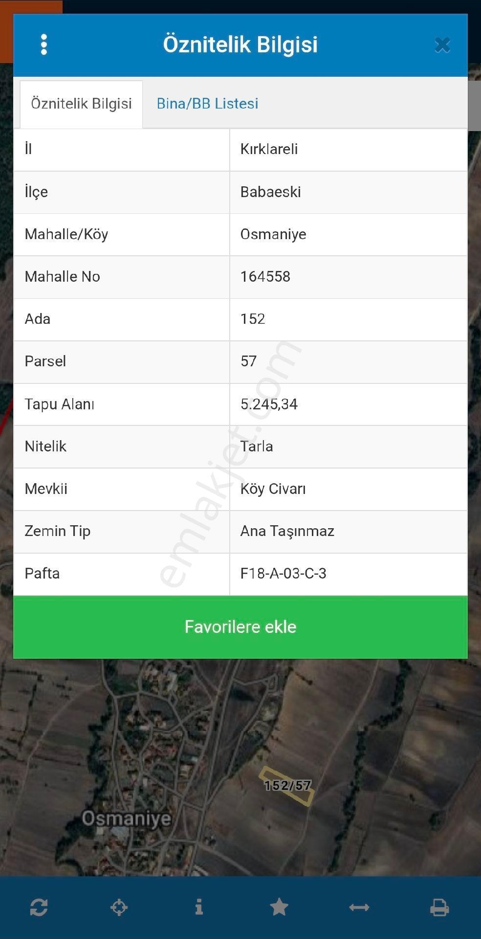Kırklareli Babaeski Osmaniye Satılık Tarla - Görsel 5