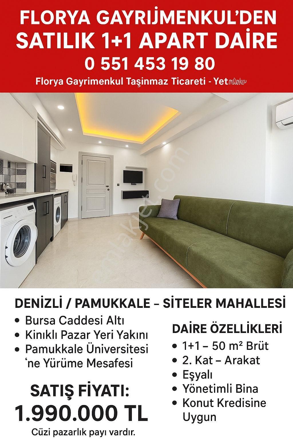 Paü’ye Yürüme Mesafesinde Satılık Fırsat Apart - Görsel 2