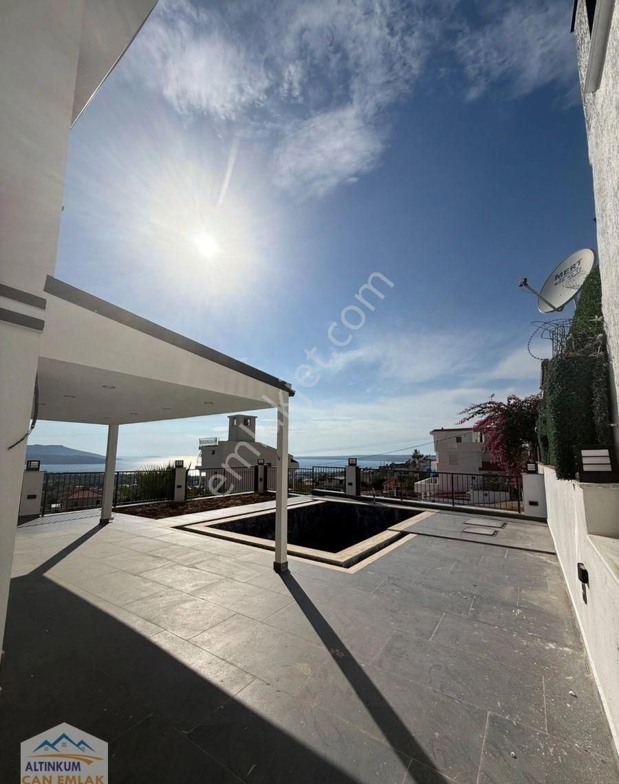 Didim Satılık Akbük'te Tam Müstakil Bahçeli Havuzlu Deniz Manzaralı 4+1 Villa - Görsel 6