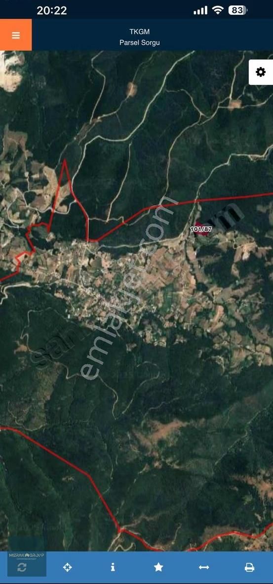 Nılüfer Atlasköy 611 M2 Taş Duvarı Örülü Manzaralı - Görsel 4