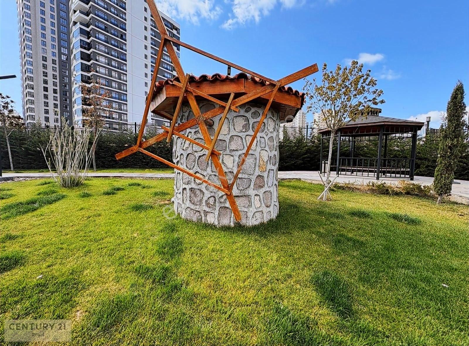 İncek Bella Pais Konutlarında Bahçe Kullanımlı Kiralık 1+1 Daire - Görsel 23