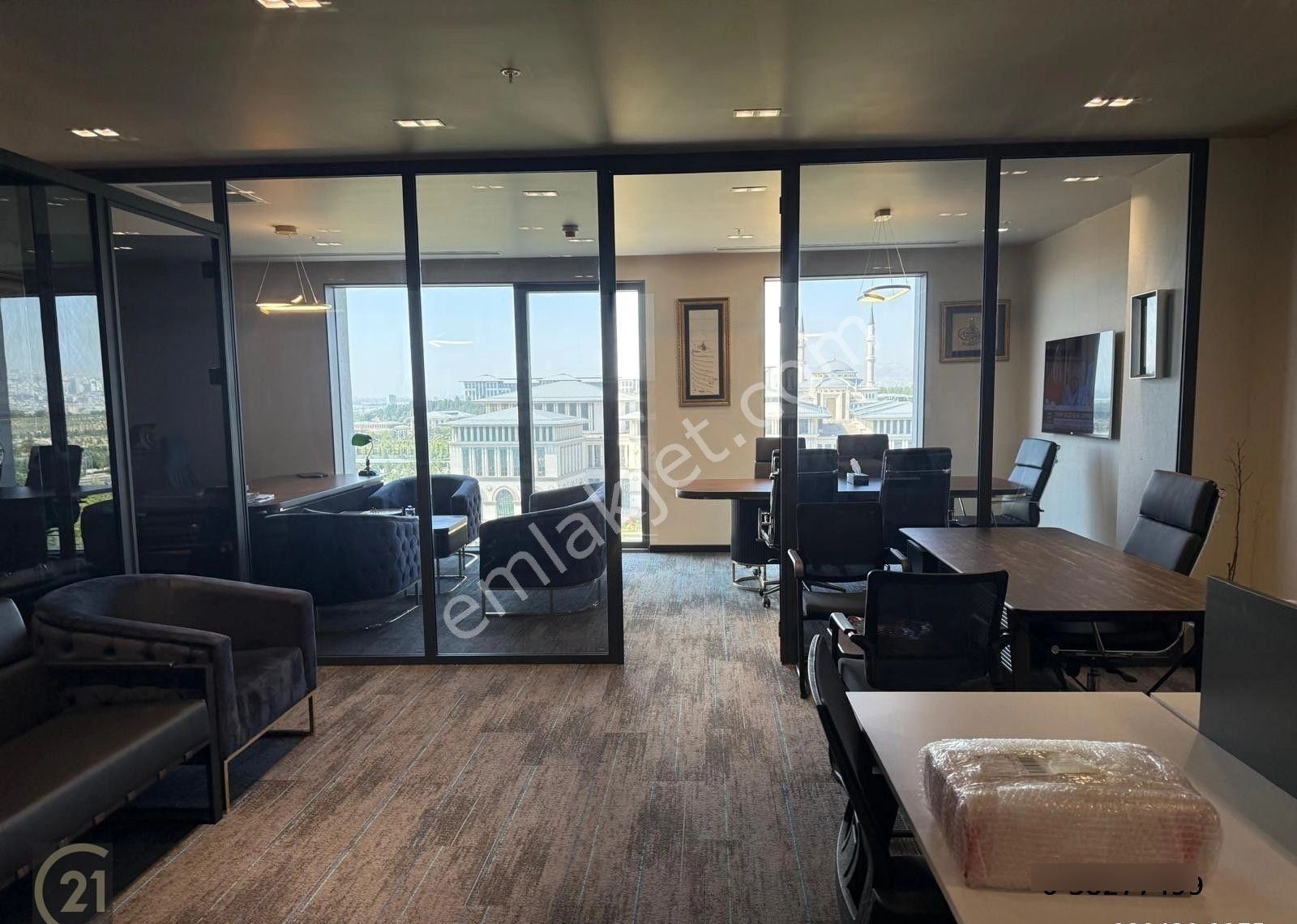 Moment Beştepe De Satılık Cumhurbaşkanlığı Manzaralı Harika Ofis - Görsel 15