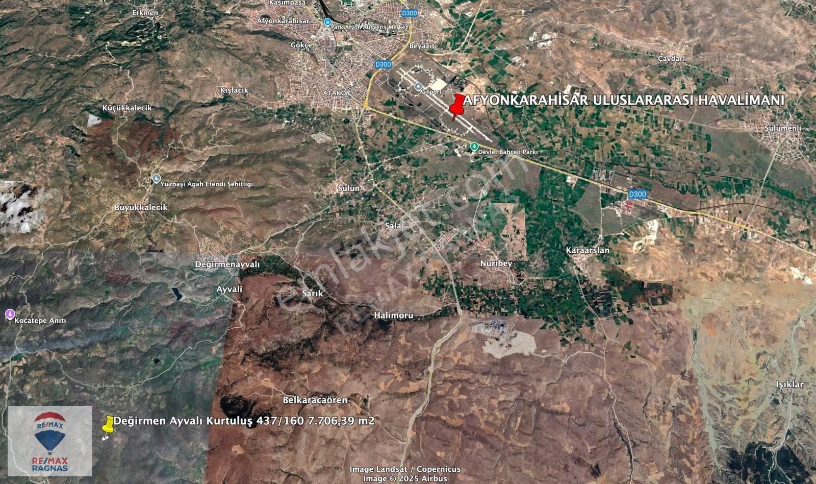 Afyonkarahisar Değirmen Ayvalı Kurtuluş Mh 7.706 M2 Satılk Tarla - Görsel 3