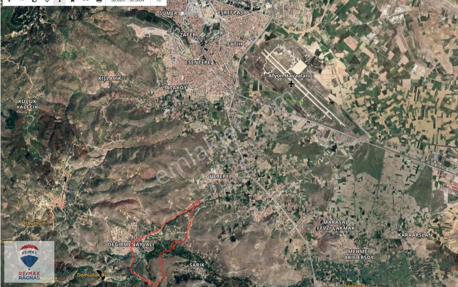 Afyonkarahisar Değirmen Ayvalı Kurtuluş Mh 7.706 M2 Satılk Tarla - Görsel 8