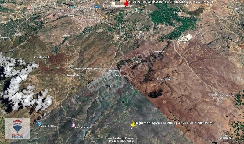 Afyonkarahisar Değirmen Ayvalı Kurtuluş Mh 7.706 M2 Satılk Tarla - Görsel 9