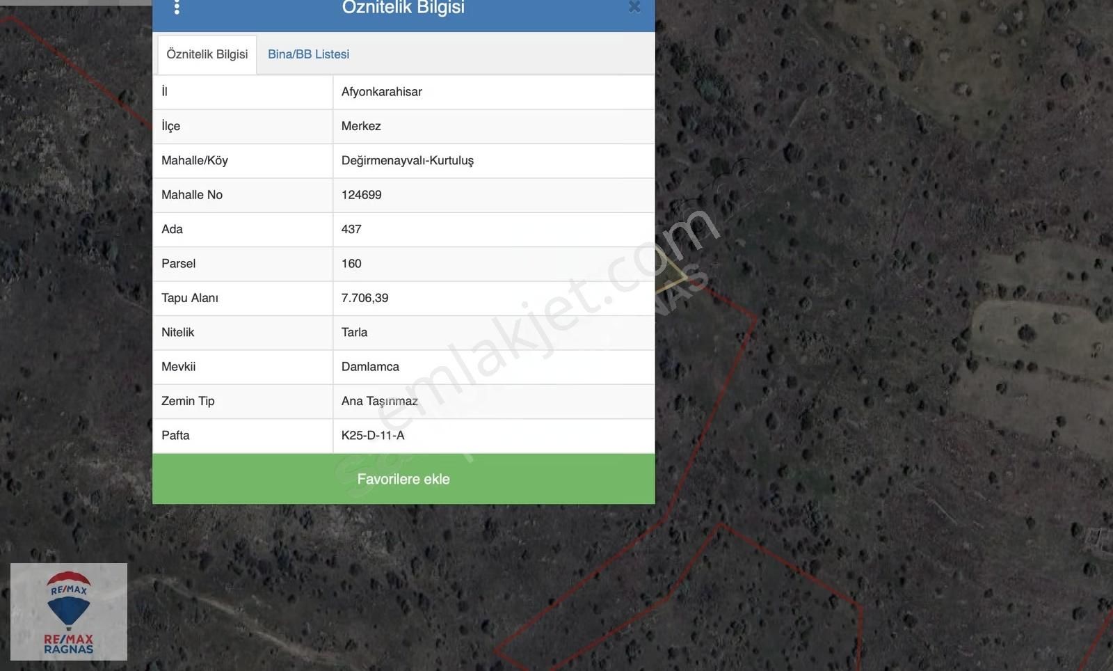 Afyonkarahisar Değirmen Ayvalı Kurtuluş Mh 7.706 M2 Satılk Tarla - Görsel 2