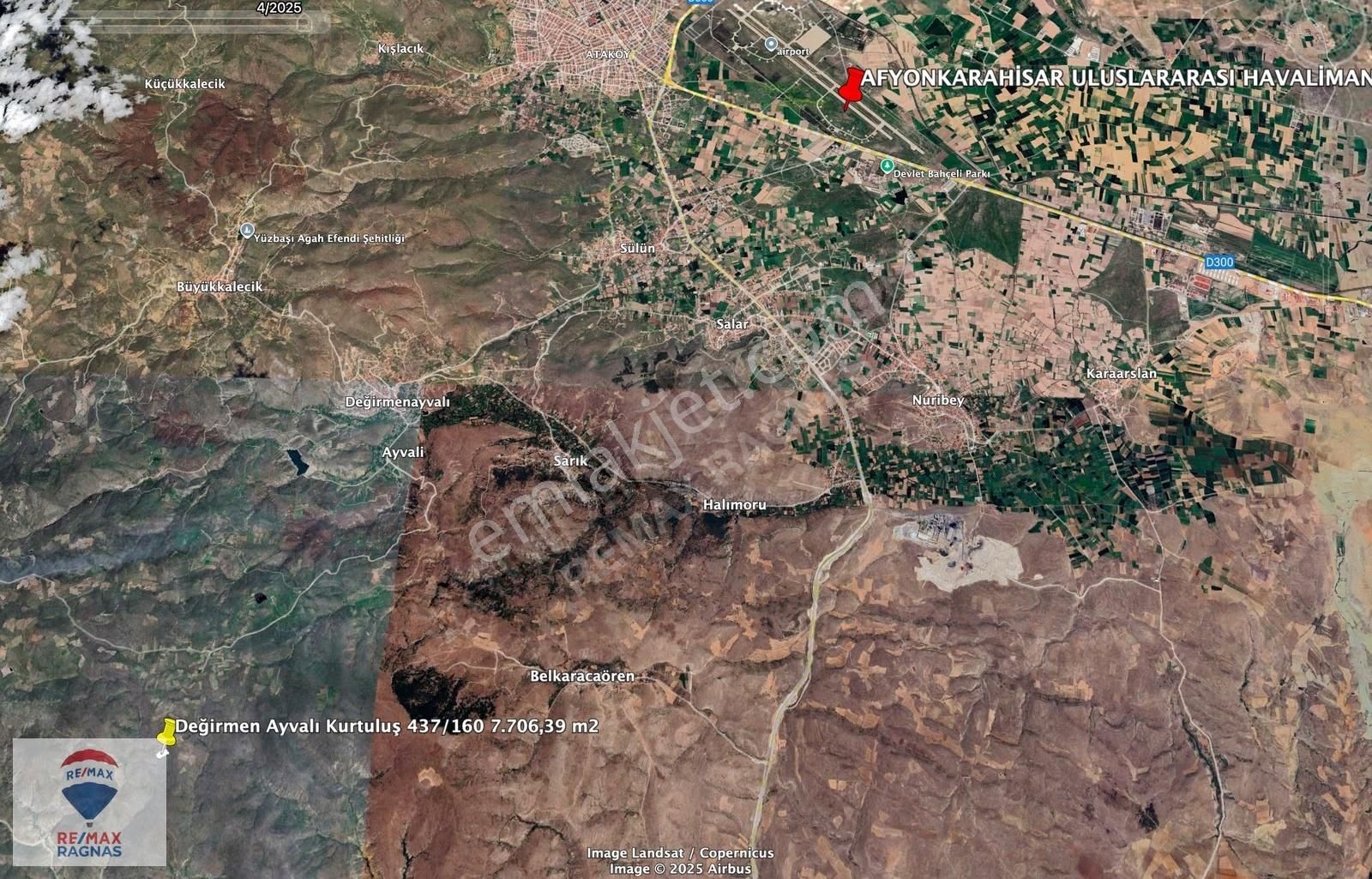 Afyonkarahisar Değirmen Ayvalı Kurtuluş Mh 7.706 M2 Satılk Tarla - Görsel 10