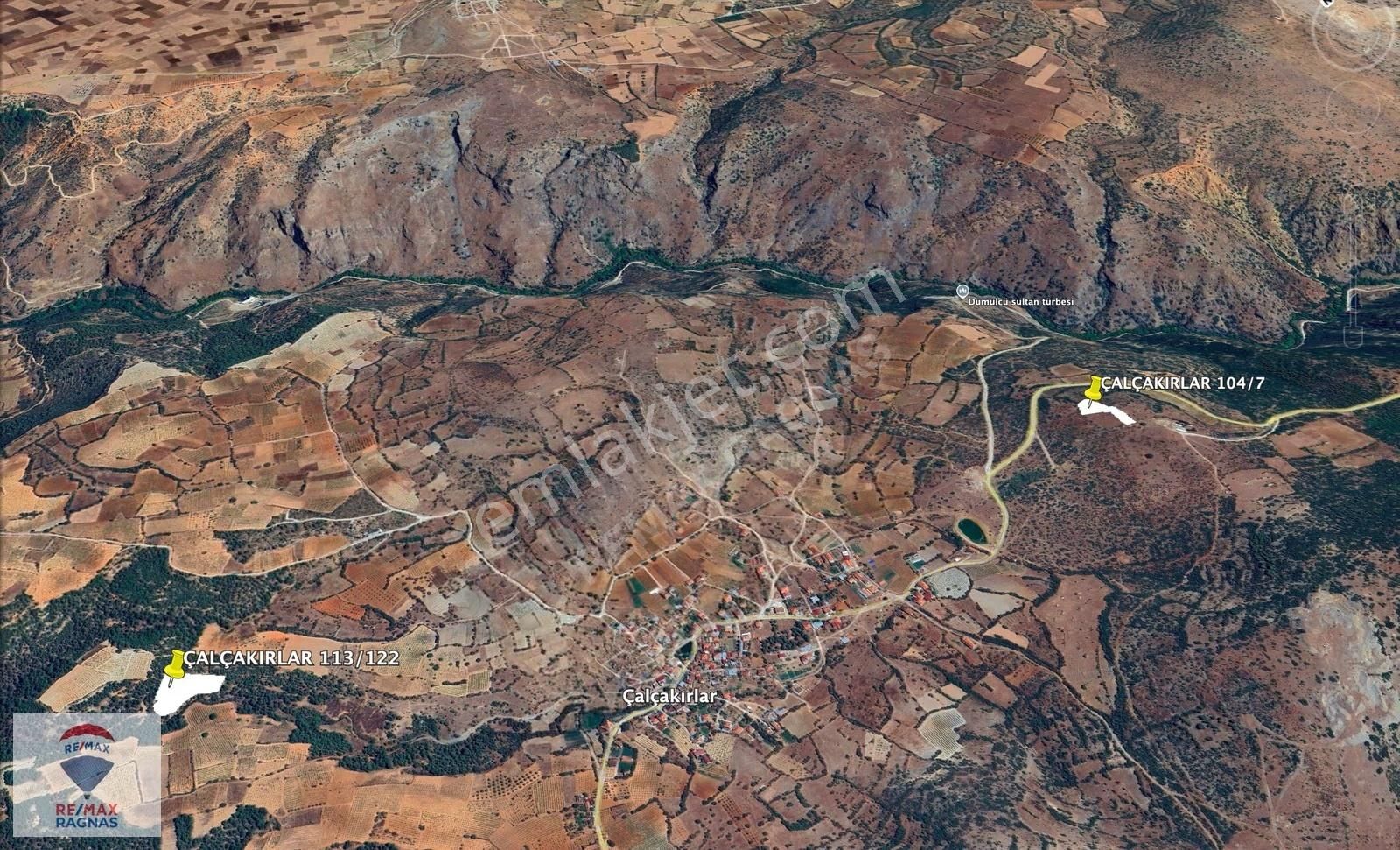 Denizli Çal Çalçakırlar 6.905 M2 Önü Açık Kapanmaz Satılık Tarla - Görsel 2