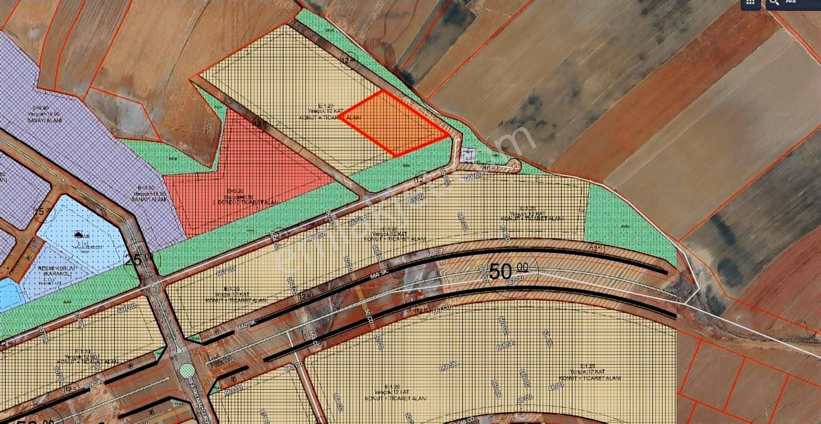 Oğuzlar'dan__ 12 Katlı Plan İçinde 252m Bir Dairelik Hisse