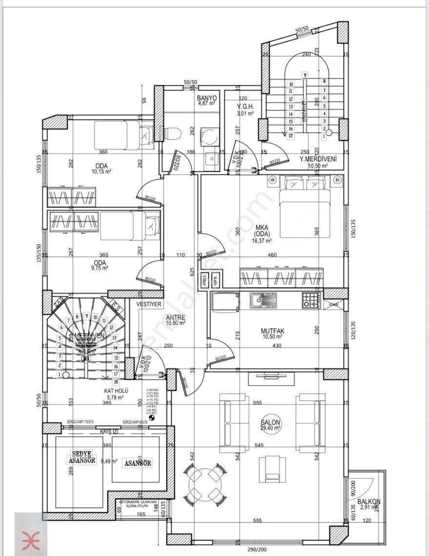 Kalamış Sahil Ve Bağdat Caddesi Arasında 3+1 Ocak Teslim Deniz Manzaralı - Görsel 3