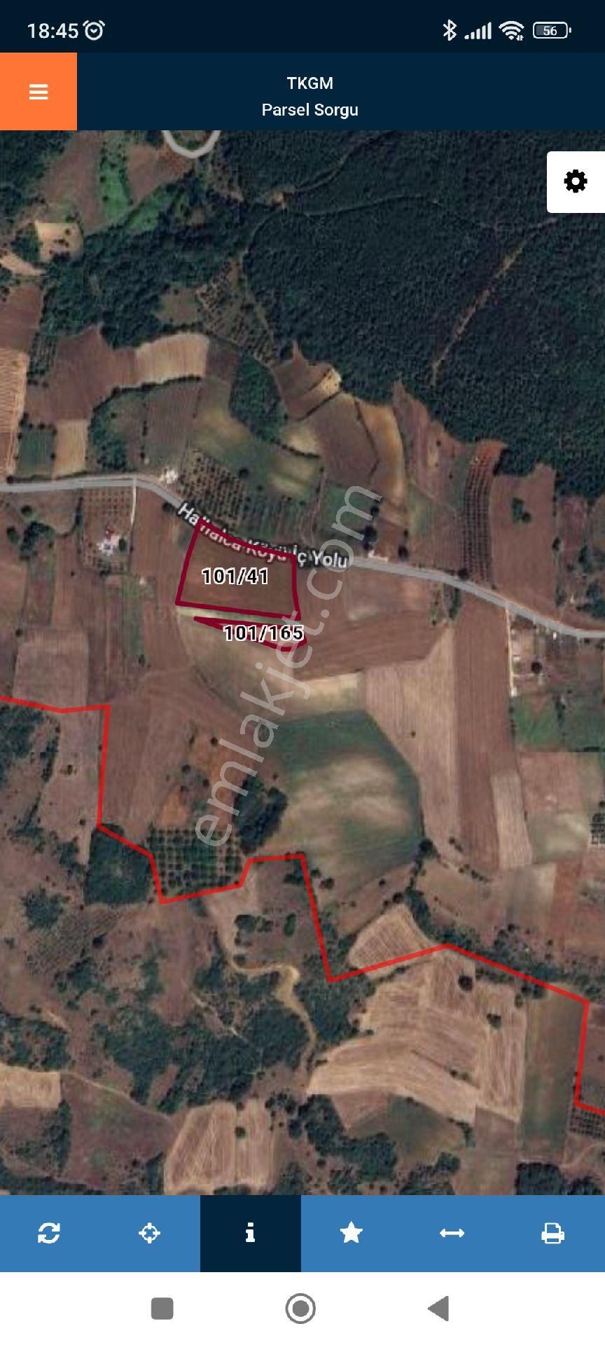 Rt Safir'den İnegöl Halhalcada Kadastrol Yola 116 Metre Cephe Satılık Arazi - Görsel 5