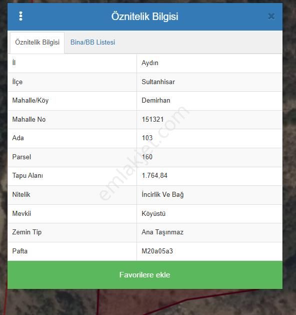 Gözdeden Sultanhisar Demirhanda Satılık İncir Bahçesi... - Görsel 2
